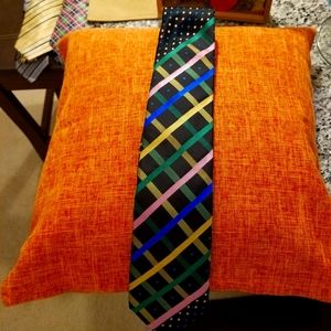 Distinguish Multi-Colored Steven Land Necktie